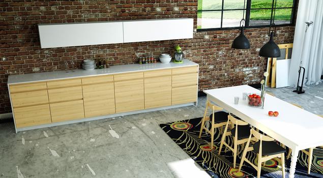Kuchnia i jadalnia w stylu loft. Lampy industrialne i inne składniki udanej aranżacji